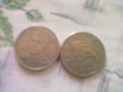 2 рубля 2000 и 2001 года