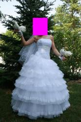 Продам СРОЧНО свадебное платье французская модель 2011 года